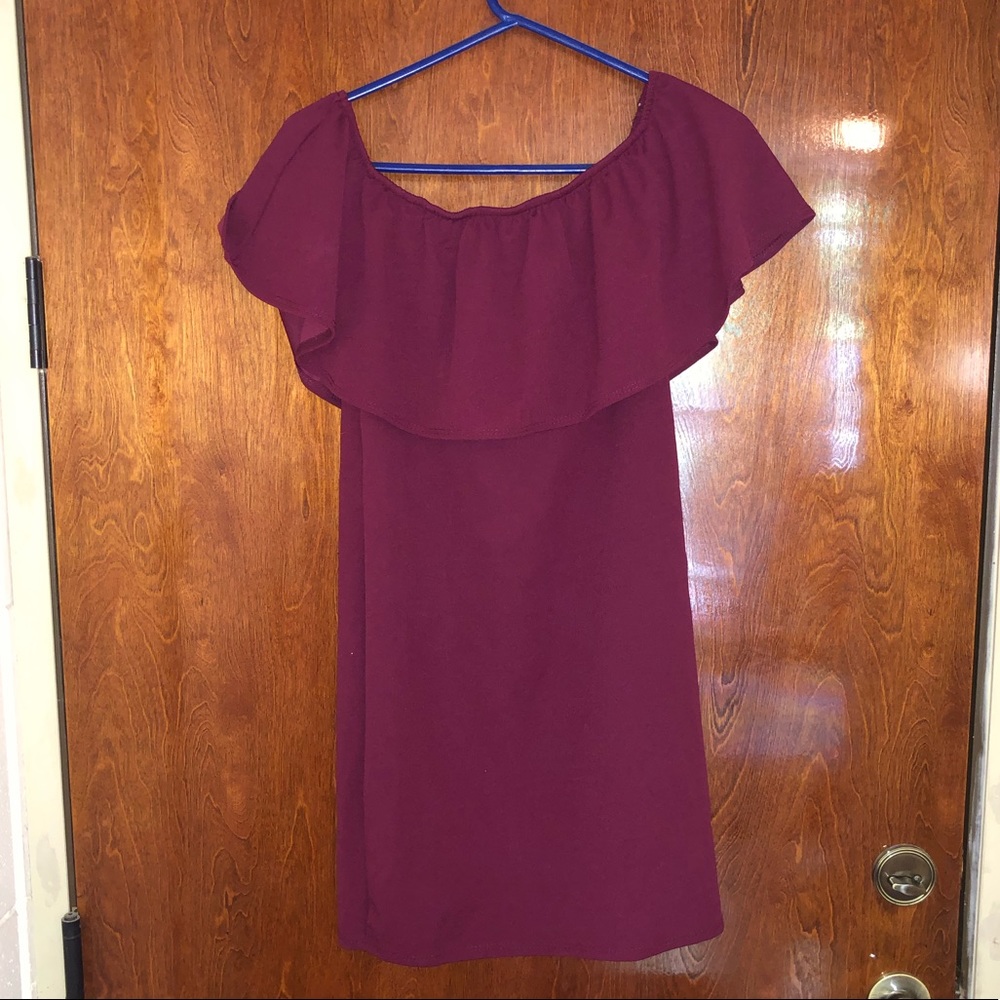 Large off shoulder comfy dress